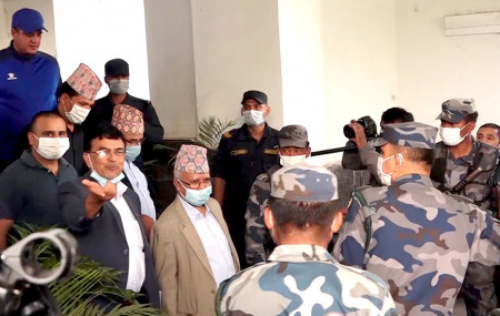 Khanal-Nepal faction removes UML from name of new party
