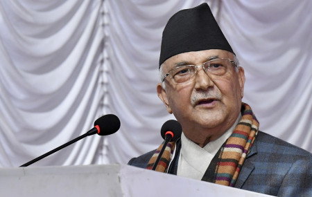 Oli calls for early election