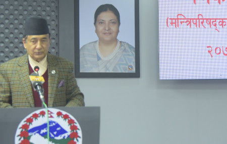 Minister Gyanendra Bahadur Karki