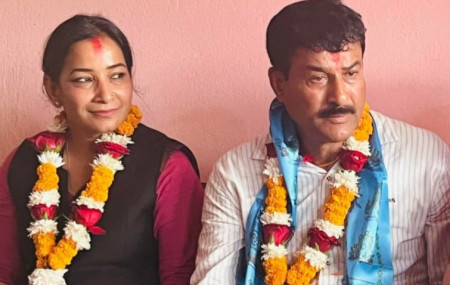 File Photo: Dahal (l) and Adhikari