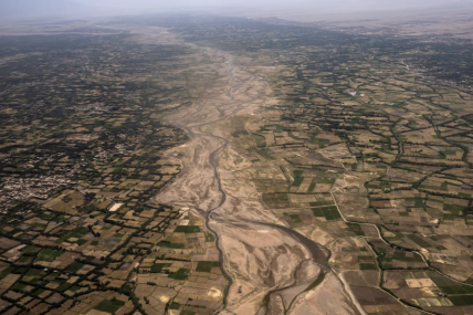 File photo of an aerial view of the outskirts of Herat in Afghanistan. AP/RSS Photo