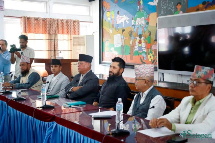 Foreign minister may clarify border issue in Parliament: Rabi Lamichhane tells all-party meeting