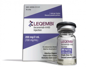 This Dec. 21, 2022 image provided by Eisai in January 2023, shows vials and packaging for their medication Leqembi.  AP/RSS Photo