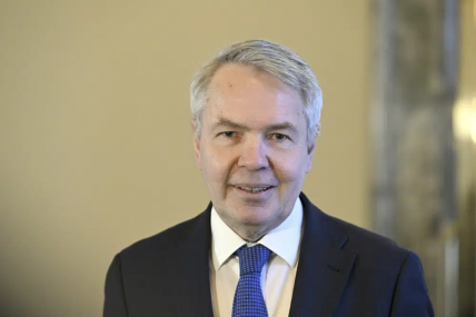 Finland's Foreign Minister Pekka Haavisto speaks during a news conference at the Parliament building in Helsinki, Finland, Tuesday, Jan. 24, 2023. AP/RSS Photo