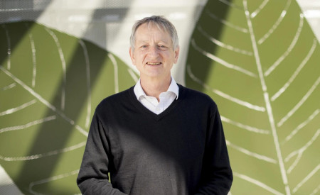 FILE - Computer scientist Geoffrey Hinton poses at Google’s Mountain View, Calif, headquarters on Wednesday, March 25, 2015. (AP Photo)