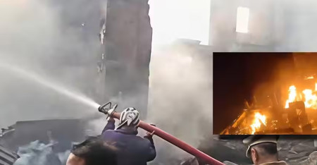 Nine members of two families from Salyan killed in fire after gas cylinder explosion in India’s Himachal Pradesh