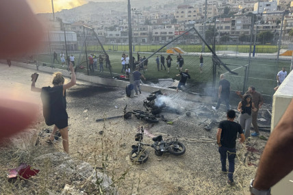 A rocket attack on a soccer field in the Israeli-controlled Golan Heights on Saturday killed at least 10 people and wounded several others, including children, hours after an Israeli airstrike on south Lebanon killed three members of the militant Hezbollah group. AP/RSS Photo