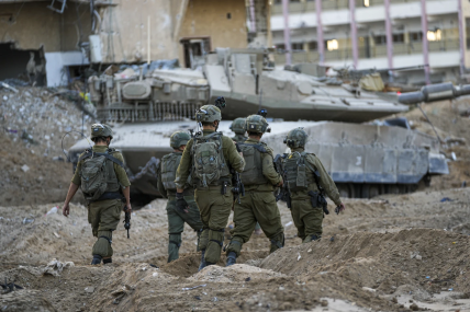 Israeli soldiers in Gaza. AP/RS Photo