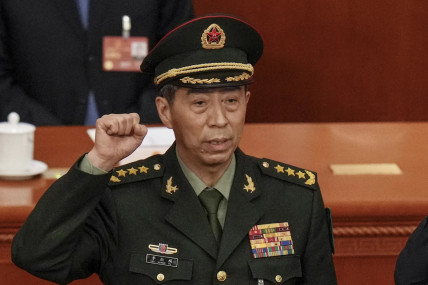 FILE - Newly elected Chinese Defense Minister Gen. Li Shangfu takes his oath during a session of China’s National People’s Congress (NPC) at the Great Hall of the People in Beijing on March 12, 2023. (AP/RSS Photo)