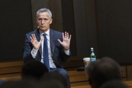 NATO Secretary General Jens Stoltenberg gives a lecture on Russia, Ukraine and NATO's security policy challenges, during the Civita breakfast in the University of Oslo, Thursday, Dec. 8, 2022. AP/RSS Photo