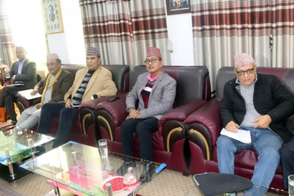 RPP meeting at Dhumbarahi, Kathmandu on Wednesday. (Photo: RSS)
