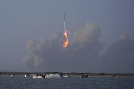 SpaceX's Starship launches from Starbase in Boca Chica, Texas, Thursday, April 20, 2023. AP/RSS Photo