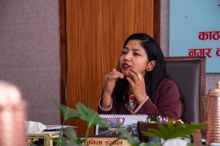 Kathmandu's Actin Mayor Sunita Dangol