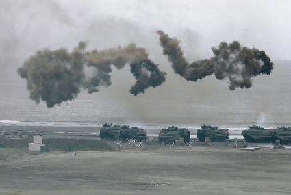 File photo of Taiwanese military exercise. AP/RSS Photo