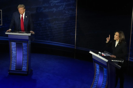 Democratic presidential nominee Vice President Kamala Harris speaks during a presidential debate with Republican presidential nominee former President Donald Trump at the National Constitution Center, Tuesday, Sept.10, 2024, in Philadelphia. AP/RSS Photo