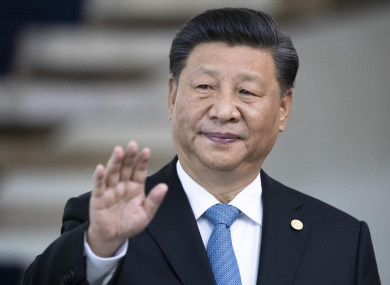 FILE - China's President Xi Jinping greets the media prior to a meeting of leaders of the BRICS emerging economies at the Itamaraty palace in Brasilia, Brazil, on Nov. 14, 2019.  AP/RSS Photo