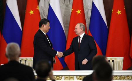Xi Jinping and Vladimir Putin in 2023. Russia’s perception that its westward geopolitical ambitions were compromised led it to pivot east, where China was particularly eager to strengthen ties.