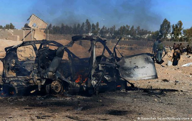 File photo of a car bombing in Kandahar, Afghanistan.