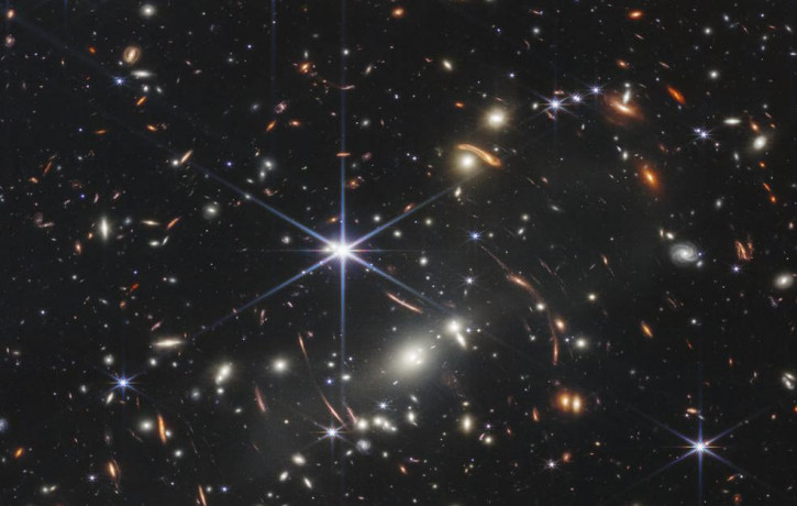 This image provided by NASA on Monday, July 11, 2022, shows galaxy cluster SMACS 0723, captured by the James Webb Space Telescope. AP/RSS Photo