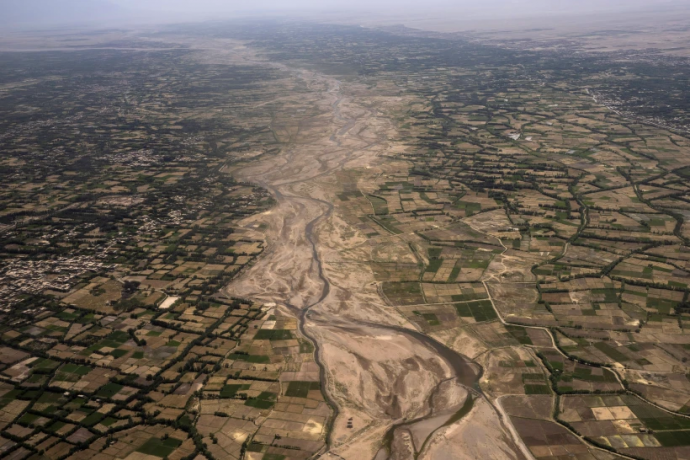 File photo of an aerial view of the outskirts of Herat in Afghanistan. AP/RSS Photo