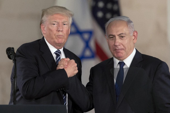 FILE – President Donald Trump and Israeli Prime Minister Benjamin Netanyahu shake hands at the Israel museum in Jerusalem, Tuesday, May 23, 2017. (AP Photo)