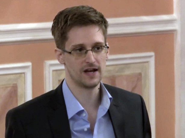 FILE - In this image made from video and released by WikiLeaks, former National Security Agency systems analyst Edward Snowden speaks in Moscow, Oct. 11, 2013.  AP/RSS Photo