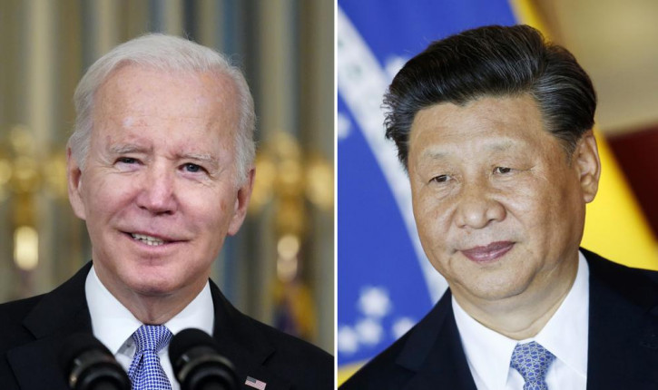 Biden (l) and Xi