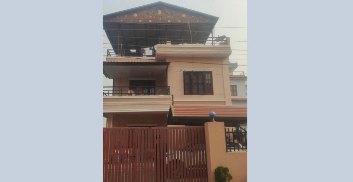 Rabi Lamichhane's house in Chitwan