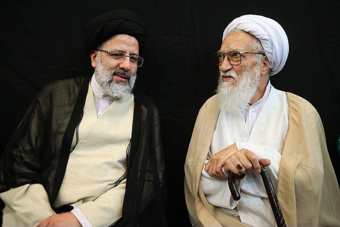 Ebrahim Raisi (l) with Ayatollah Ali Khamenei in 2016 Mohammad Ali Marizad, Tasnim News