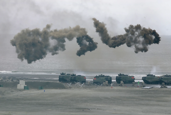 File photo of Taiwanese military exercise. AP/RSS Photo
