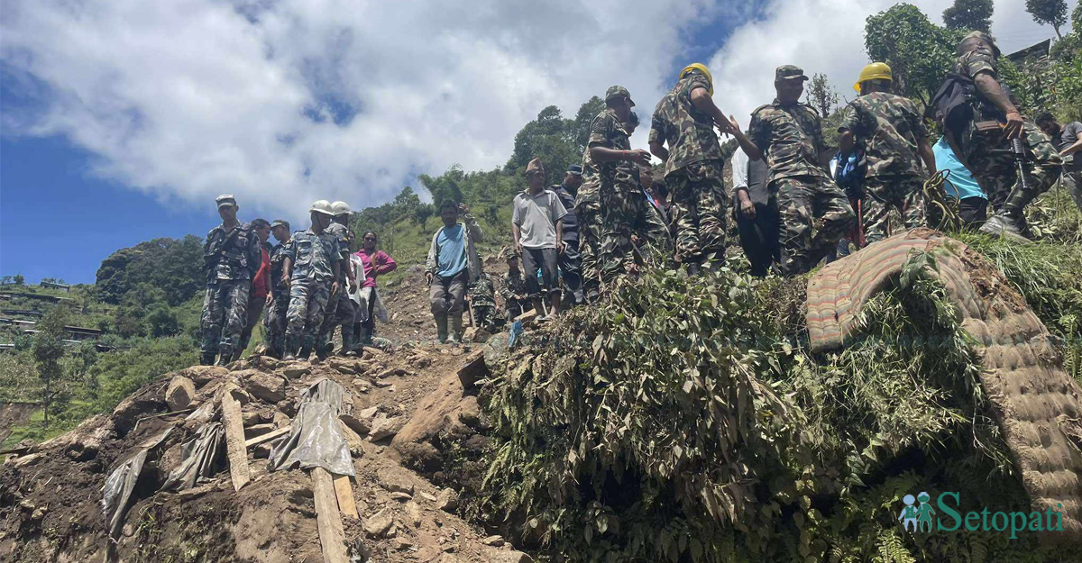 6 die, 4 missing in Ramechhap landslide :: Setopati :: Setopati