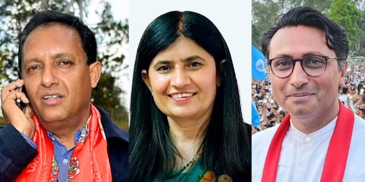 (From L) Bhattarai, Neupane and Wagle.