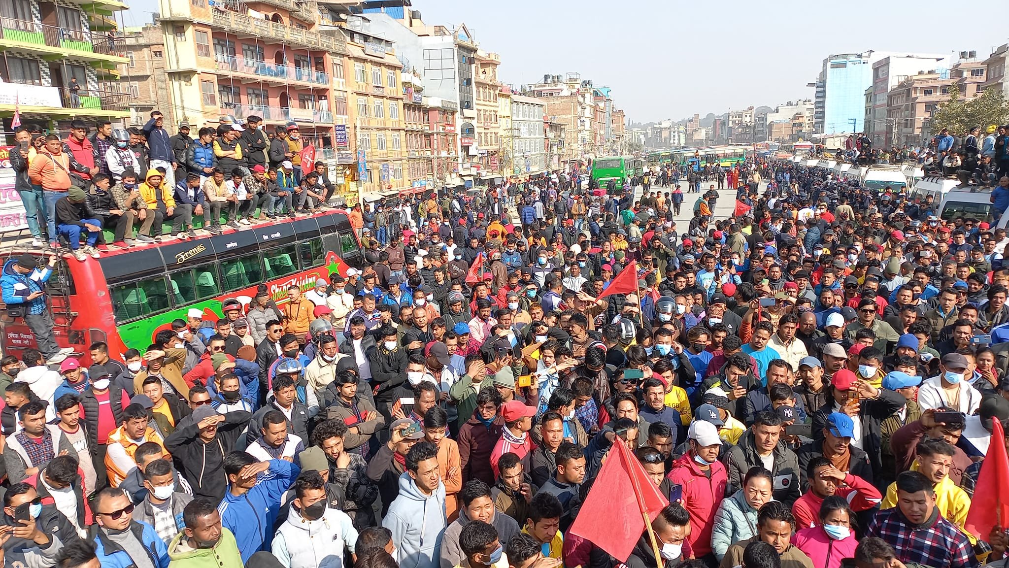 Transport workers to suspend public transport in Kathmandu Valley from Tuesday
