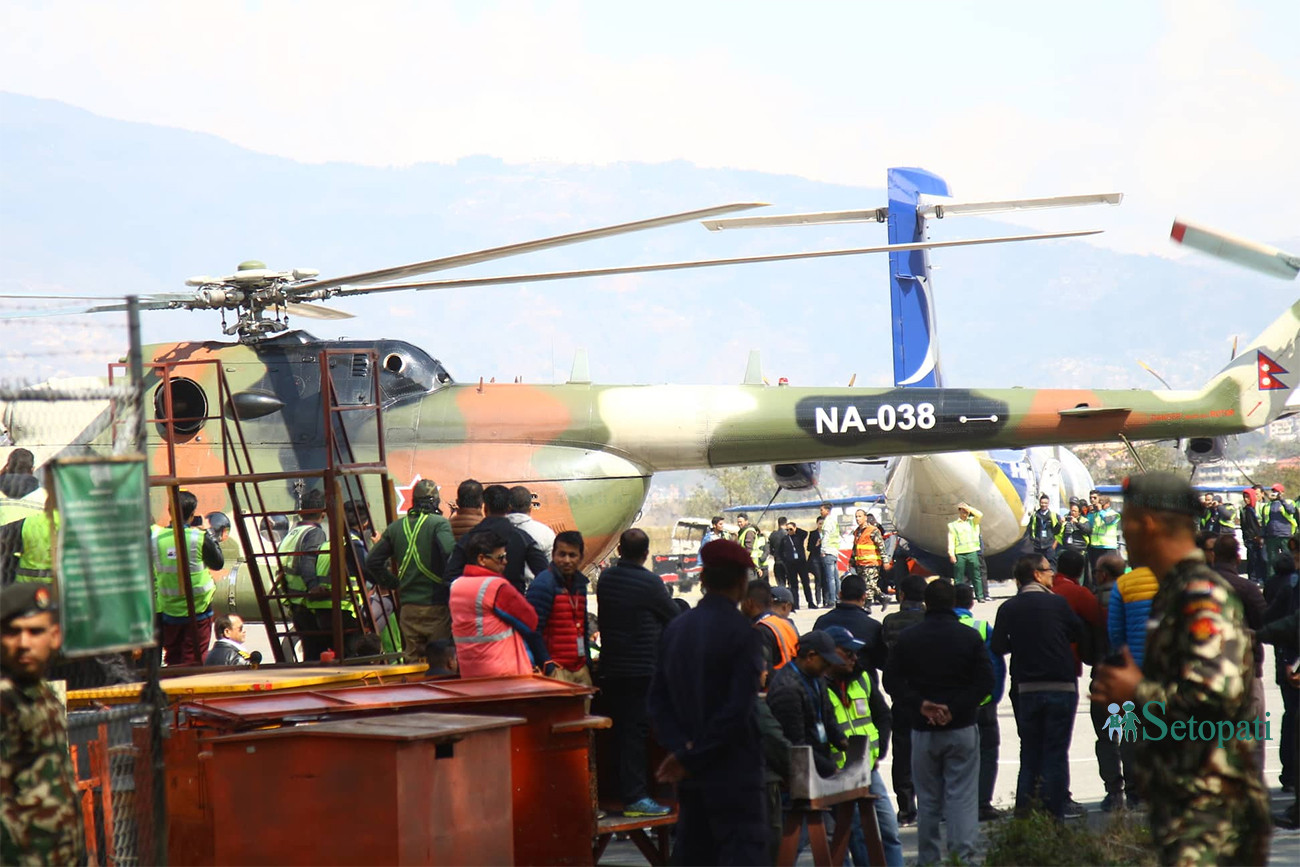 Bodies of all victims brought to Kathmandu (Photos)