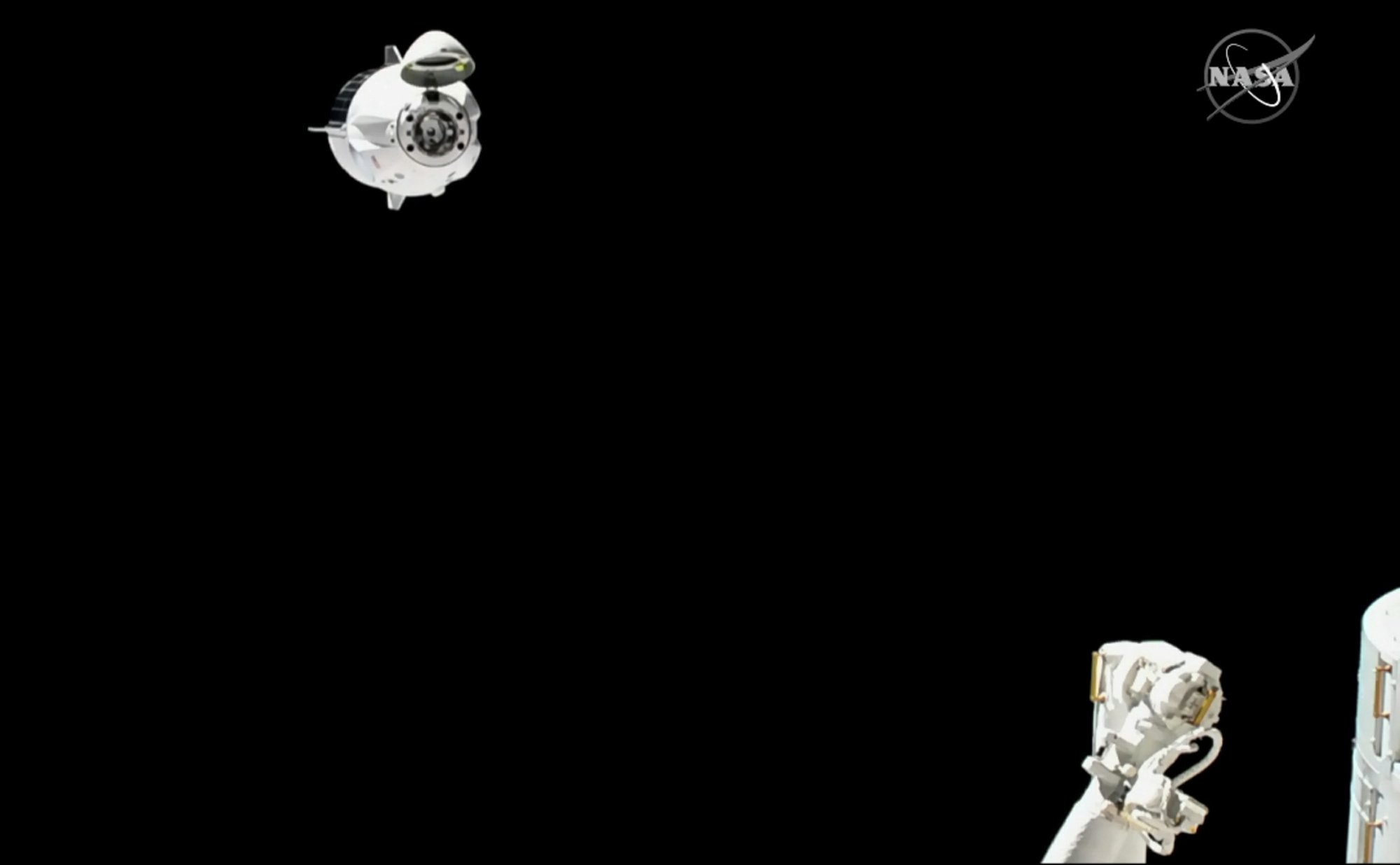 SpaceX crew capsule departs station for Atlantic splashdown
