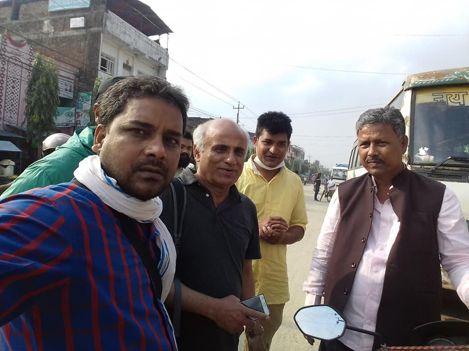 Dr KC reaches Bara carrying medicines and clothes
