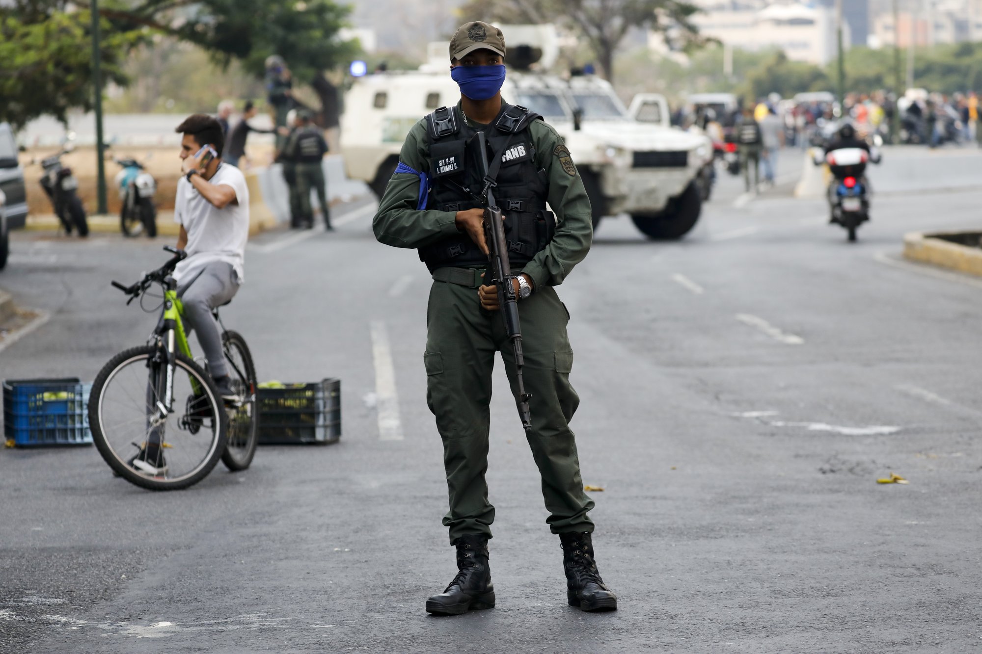Military uprising against Maduro in Venezuela