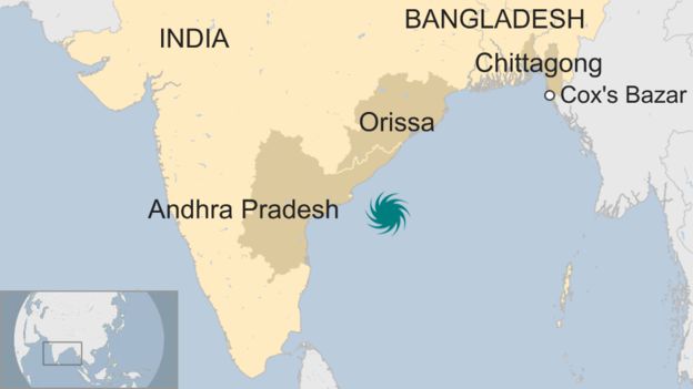 India prepares for ‘extremely severe’ Bay of Bengal cyclone