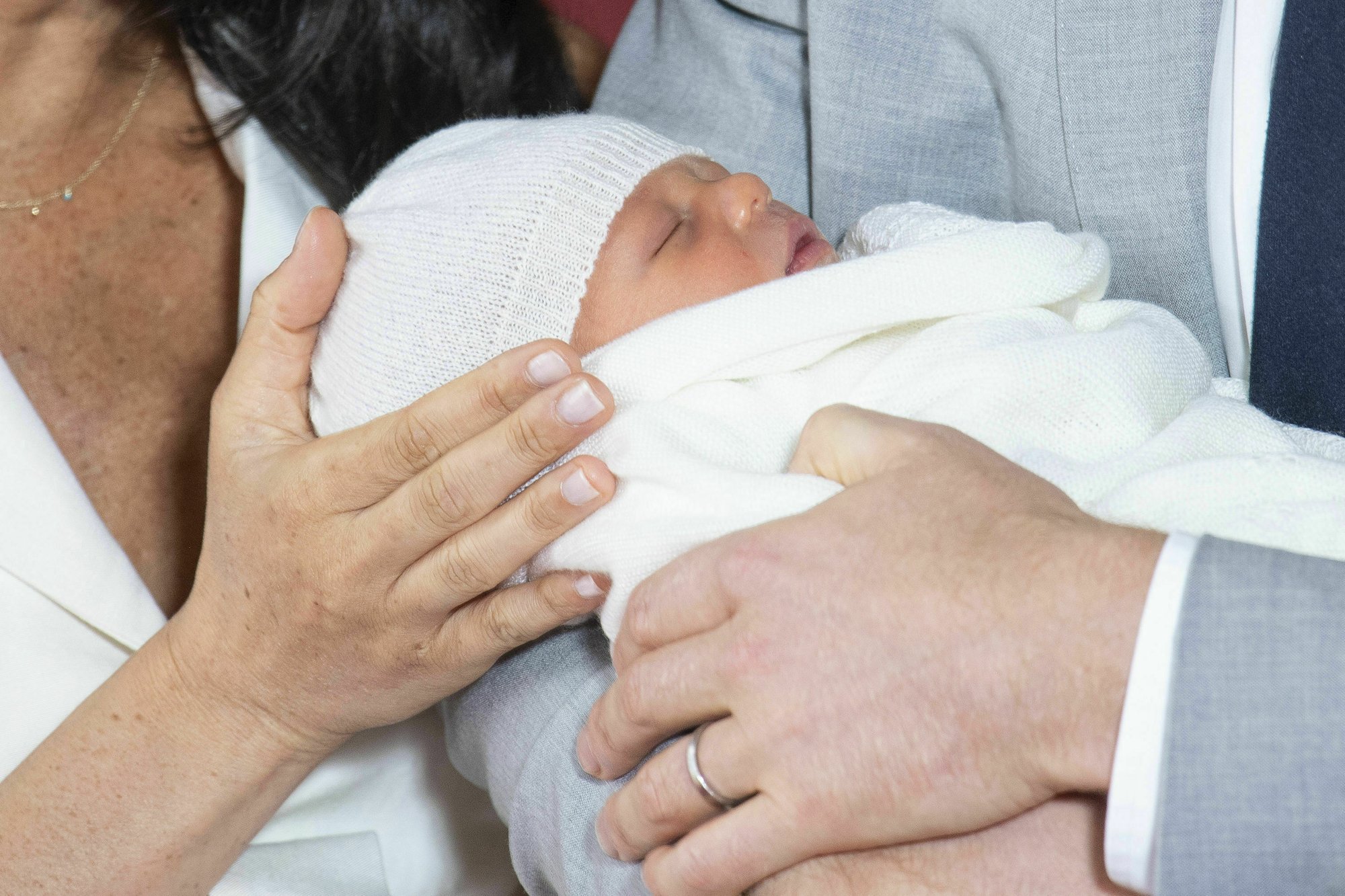 Meghan, Harry show off their ‘bundle of joy’
