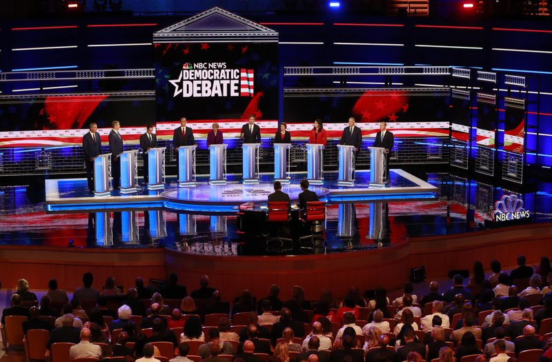 Democrats rail against economy-for-the-rich in first debate