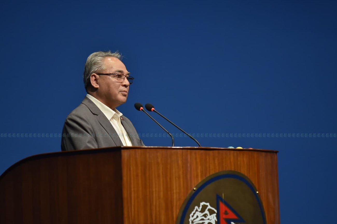Home Minister Thapa answers House about police oppression at Maitighar