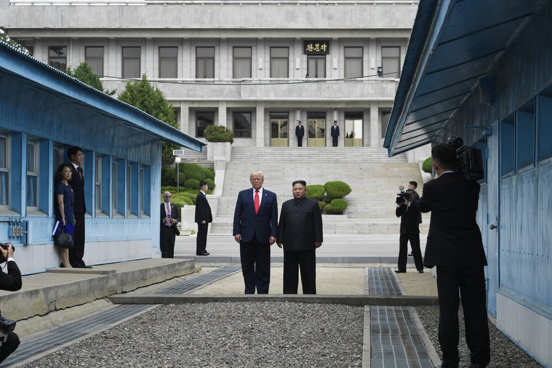 Trump meets Kim, becomes first sitting US president to enter North Korea