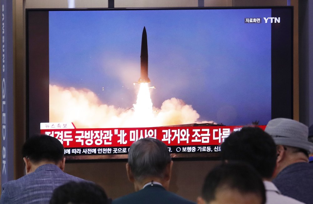North Korea launches two short-range ballistic missiles