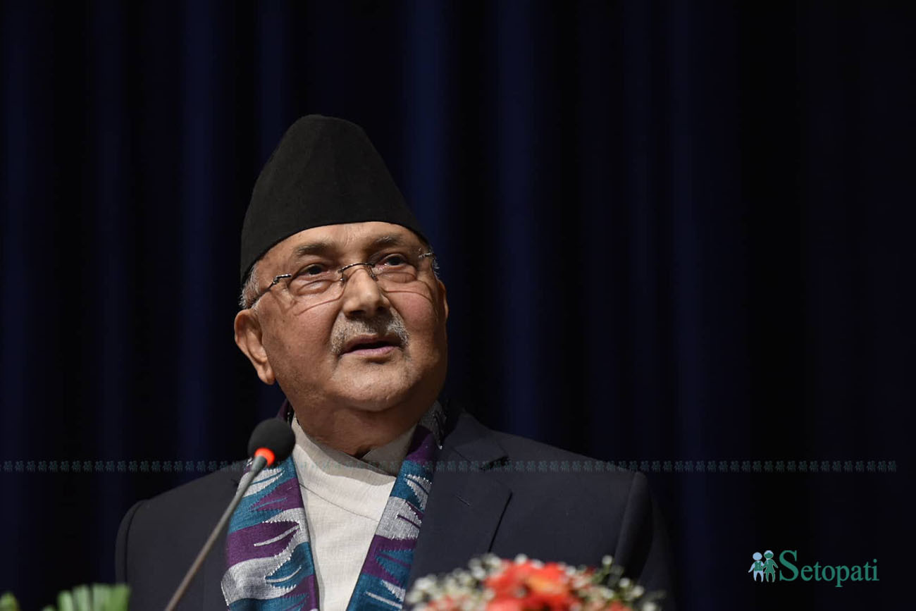 CPN secretariat meeting postponed after Chairman Oli calls in sick