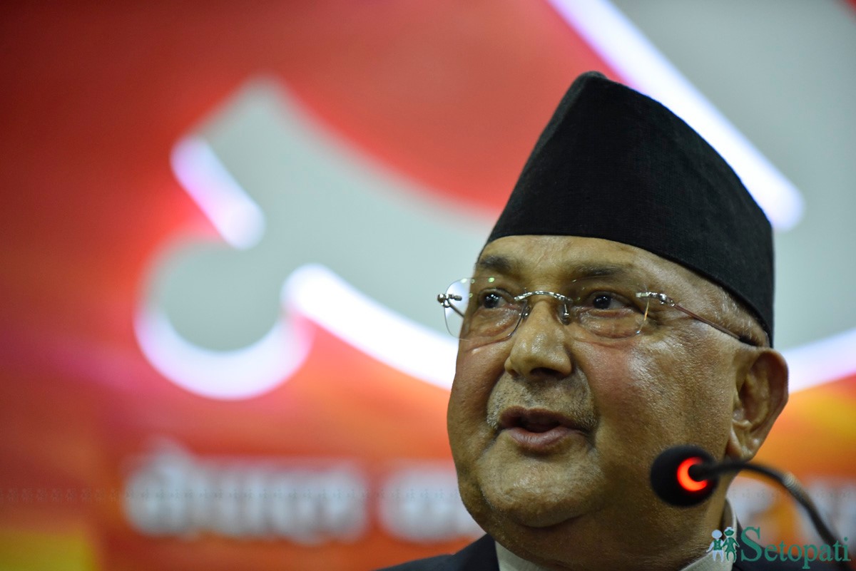 People have started to wear mask to oppose govt: PM Oli
